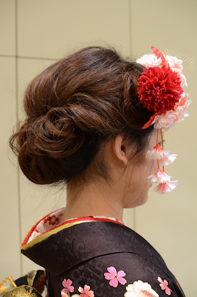 くしゅっとクールなまとめ髪