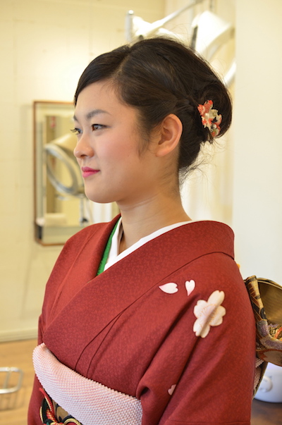 2014成人式しっとりまとめ髪